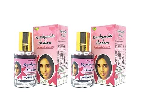 Buy Kandamkulathy Kumkumadi Thailam - 10ml (Pack of 2) Online at Low ...