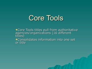 Image result for Core Tools Tutorial