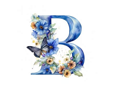 Letter B Process Art