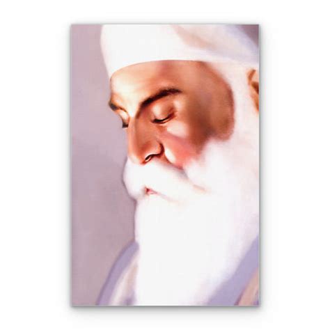 Sri Guru Nanak Dev Ji Glass Wall Painting – Flair Glass