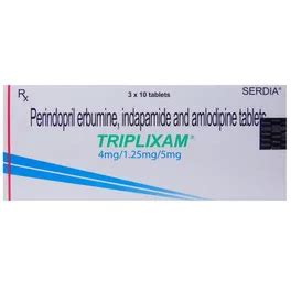 Triplixam 4mg/1.25mg/5mg Tablet | Uses, Side Effects, Price | Apollo ...