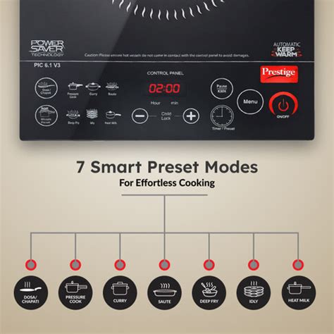 Prestige 2200 W Induction Cooktop Touch Panel - Buy Prestige 2200 W ...