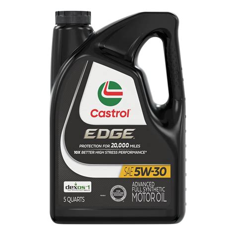 Castrol EDGE 5W-30 Advanced Full Synthetic Motor Oil, 5 Quarts ...