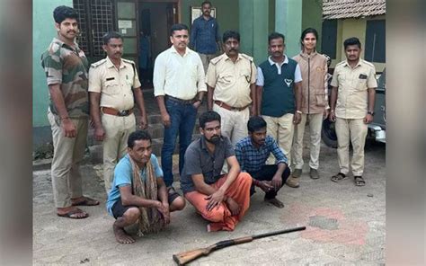Forest Department arrests three while hunting deer in Belthangady