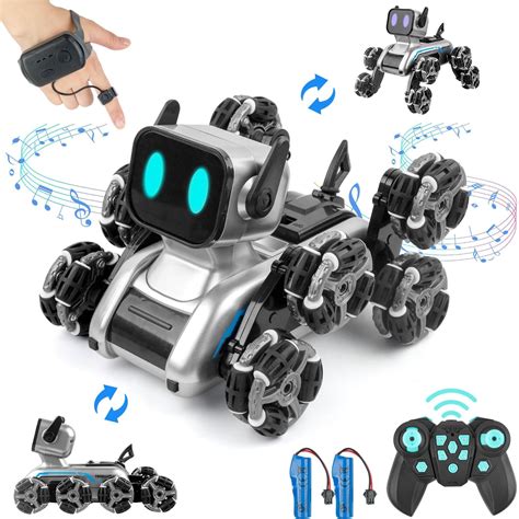 Buy Pycoal Robot Dog, 2.4Ghz Remote Control Dog Stunt RC Cars with ...