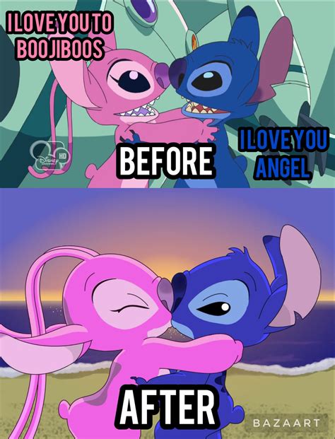 Stitch And Angle Second Kiss by mohamadghrooda1 on DeviantArt