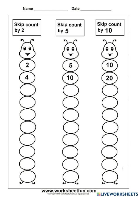 Skip Number Chart 的图像结果