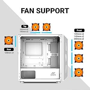 Amazon.in: Buy Ant Esports 200 Air Mini M-ATX Computer Case/Gaming ...