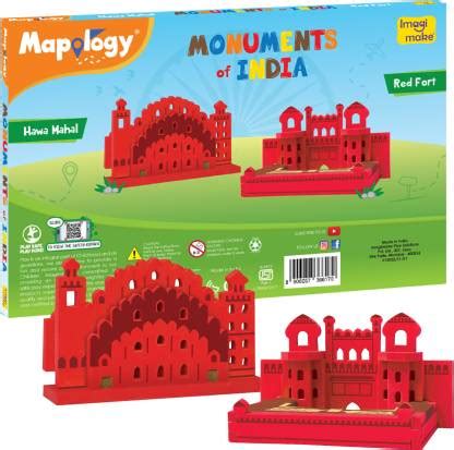 Imagimake Mapology Monuments of India - Red Fort & Hawa Mahal -For kids ...