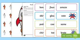 Phonics Screening Check The Race to Space Phase 3 Real and Nonsense ...
