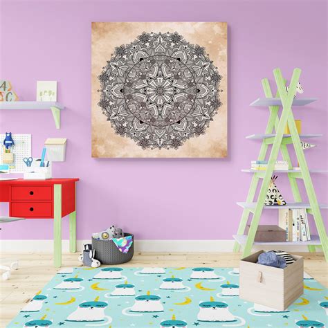 JAAMSO ROYALS Mandala Design Multi Colour Decorative Self Adhesive Kids ...