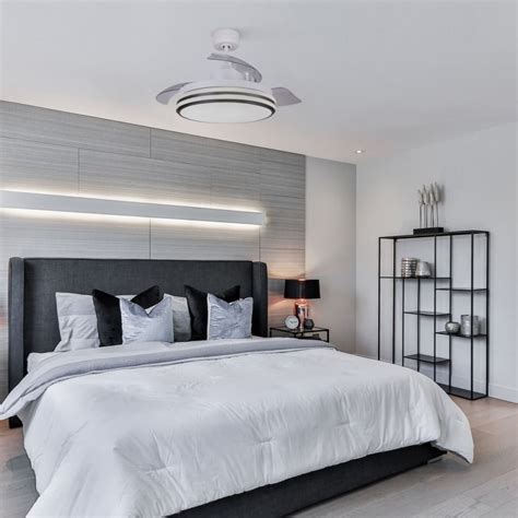 Ventilador de techo DC Louis 35W LED Dimmable Blanco - CristalRecord