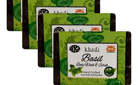 Buy Meghdoot Basil Body Wash Soap 125gm (Pack of 4) Online at Low ...