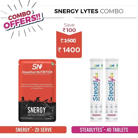 Snergy Lytes Combo – Steadfast Nutrition