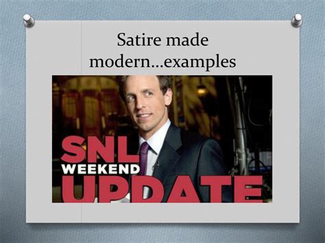 Image result for Examples of Modern Satire