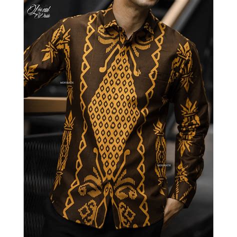 Promo Kemeja batik lengan panjang - Hastawara - mensbatik slimfit - M ...