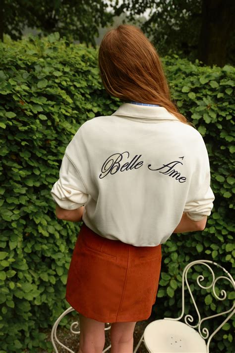 Women's White/Belle Âme Loose-fit polo shirt | H&M IN