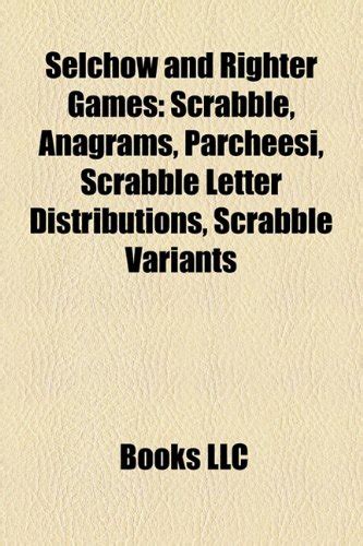 Selchow and Righter Games: Scrabble, Anagrams, Parcheesi, Scrabble ...