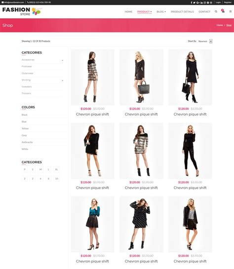 Web Shop HTML CSS JavaScript API Template 的图像结果