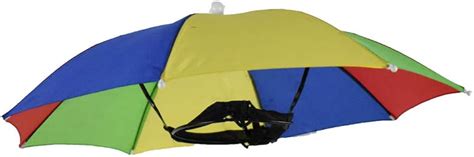 Buy Brightly Colored Collapsible Umbrella Cap Rainbow Waterproof ...