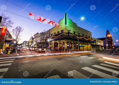 Historic Downtown Mobile, Alabama during an Evening Blue Hour Editorial Stock Photo - Image of ...