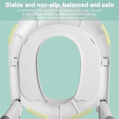 Buy Toddler Toilet Seat with Step Stools Non-Slip Potty Chair for Kids ...