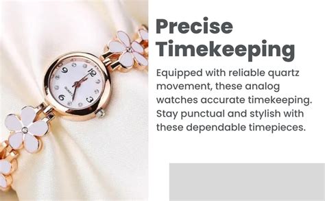 Buy FROZIL Stainless Steel Analog White Flowered Dial Watch And 2 ...