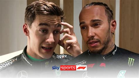 'It's a tough car to drive' | Lewis Hamilton and George Russell ...
