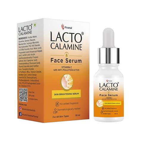 Lacto Calamine Vitamin C Face Serum with 98% Pure Vitamin C Complex ...