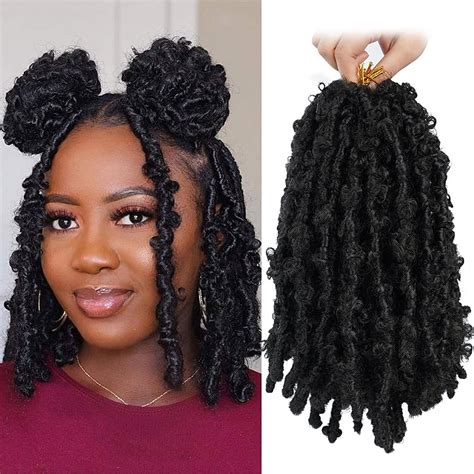 Fayasu 12-inch Butterfly Locs Crochet Hair - 6 Packs Nepal | Ubuy