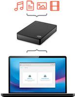 Seagate 5 TB External Hard Disk Drive (HDD) with 5 GB Cloud Storage ...