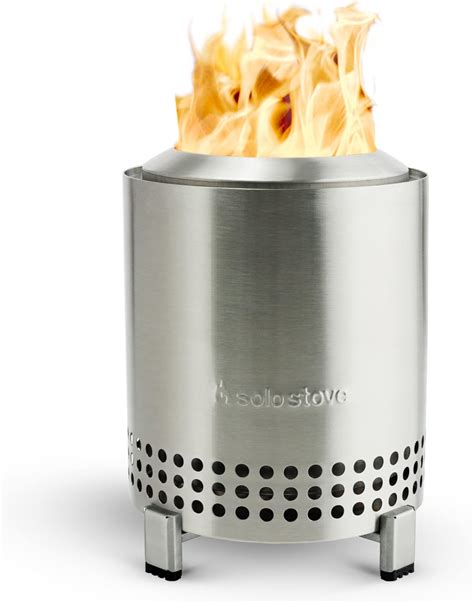 Solo Stove Mesa Tabletop Fire Pit with Stand | Low Smoke Outdoor Mini ...