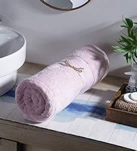 Bombay Dyeing Super Ultrx 650 GSM Cotton Bath Towel - Large, Light Pink ...