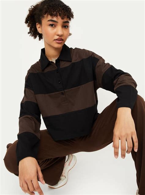 Buy Women Striped Sports Polo T-shirt Online at just Rs. 599.0 ...