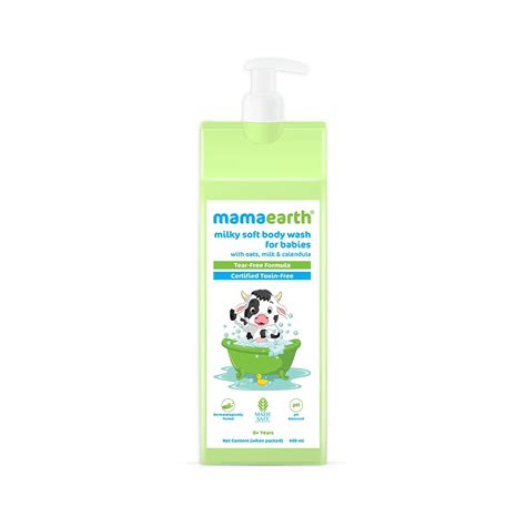 Buy Mamaearth Milky Soft Body Wash for Babies with Oats, Milk and ...