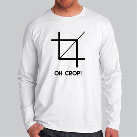 Oh Crop Designer Tee - Perfecting the Art of Editing - TEEZ.in