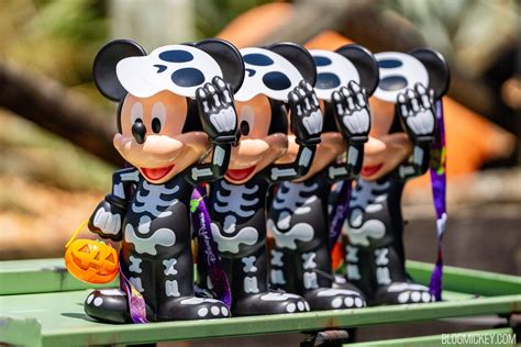 Skeleton Mickey Mouse Popcorn Bucket Arrives at Magic Kingdom for ...