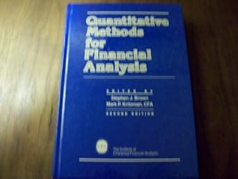 Buy Quantitative Methods for Financial Analysis Book Online at Low ...