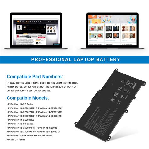 HT03XL Laptop Battery for HP Pavilion L11421-2C2 | Ubuy India