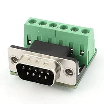 Alcoa PrimeDB9 9Pin Male Adapter Plate RS232 to 6-Position Terminal ...
