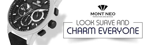 Mont Neo Black Dial Men's Watch - 5202C-L1104 : Amazon.in: Fashion