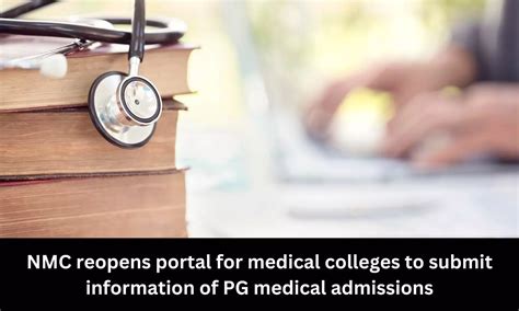 NMC reopens portal for medical colleges to fill details of PG Medical ...