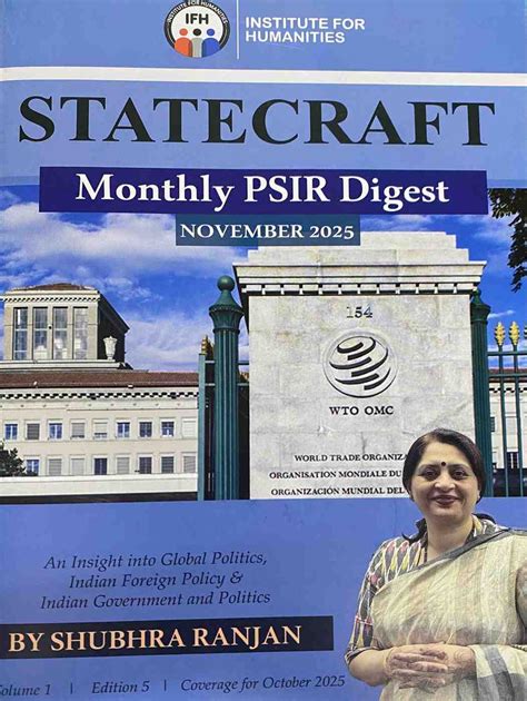 Statecraft Monthly PSIR Digest - November 2025 by Shubhra Ranjan – Vaacho