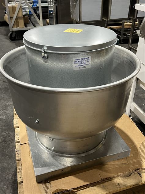 CAPTIVE-AIRE SYSTEMS DU33HFA COMMERCIAL HIGH SPEED UPBLAST EXHAUST FAN ...