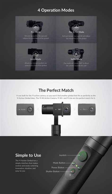 Yi Action Camera Gimbal Stabilizer India price