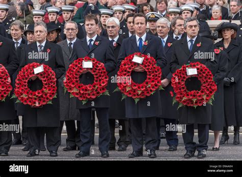 English Prime Ministers and members of Parliament at Cenotaph Parade ...