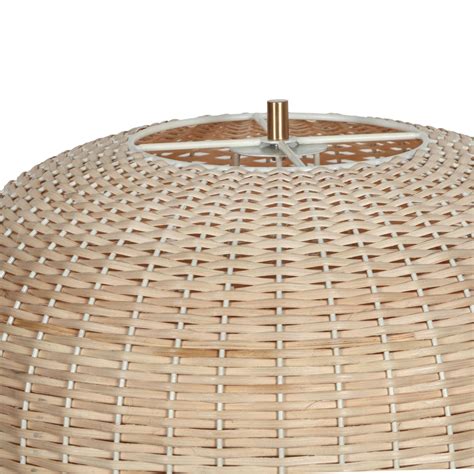 Hoot Natural Rattan Floor Lamp