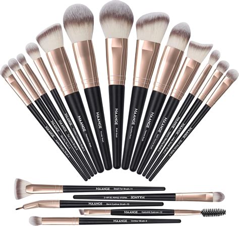 Make Up Brushes MAANGE 18 Pcs Professional Makeup Brush Set Premium ...