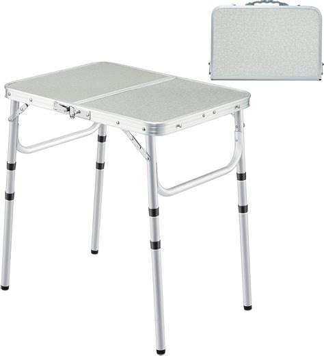 Buy Domaker Folding Camping Table Portable Adjustable Height,234 Foot ...