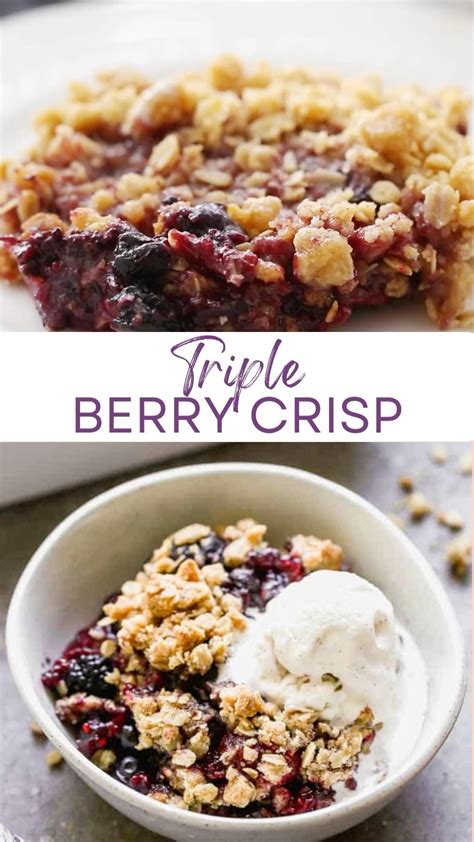 Easy berry crisp celebrating sweets – Artofit